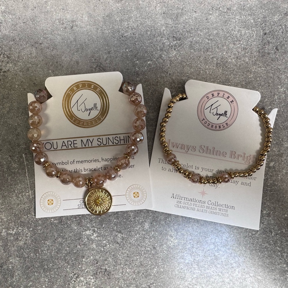 T. Jazelle Stack Set - You are my sunshine bracelet set